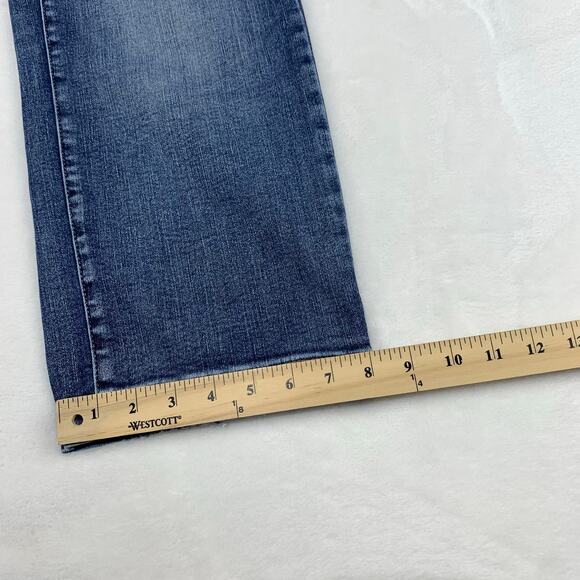 Judy Blue Womens Jeans 5 / 27 Wide Leg High Rise Crop Ankle Medium Wash JB88592 - Picture 10 of 11